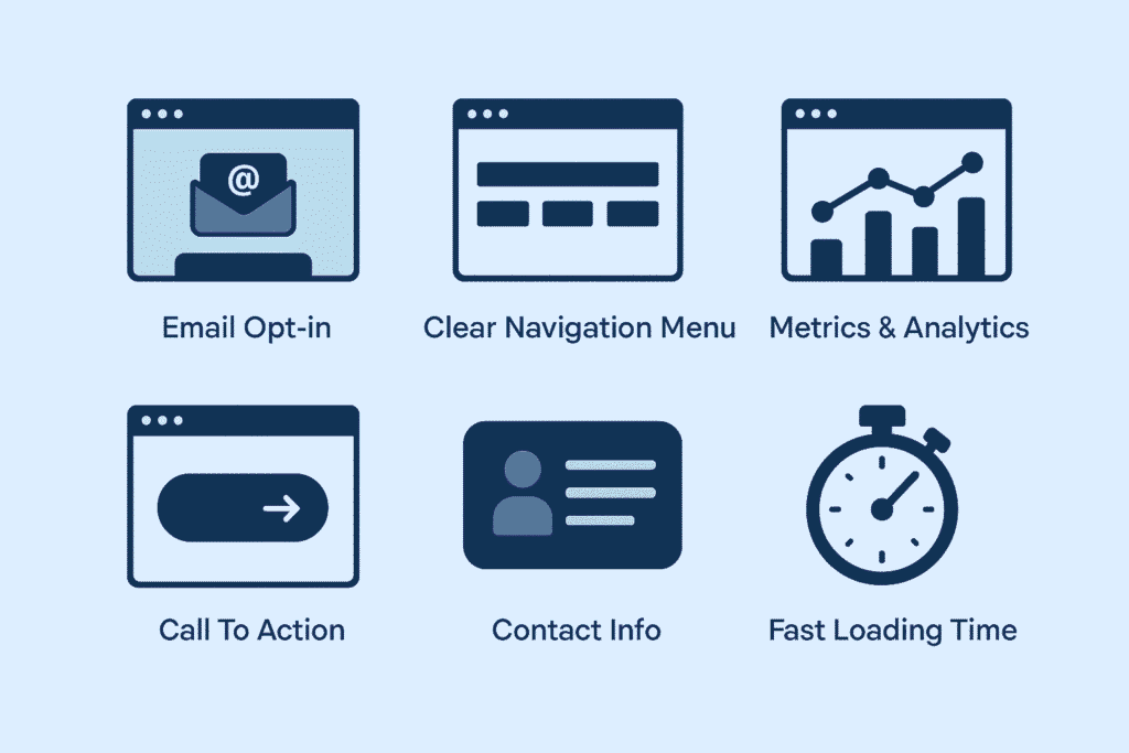 Features a business website should have