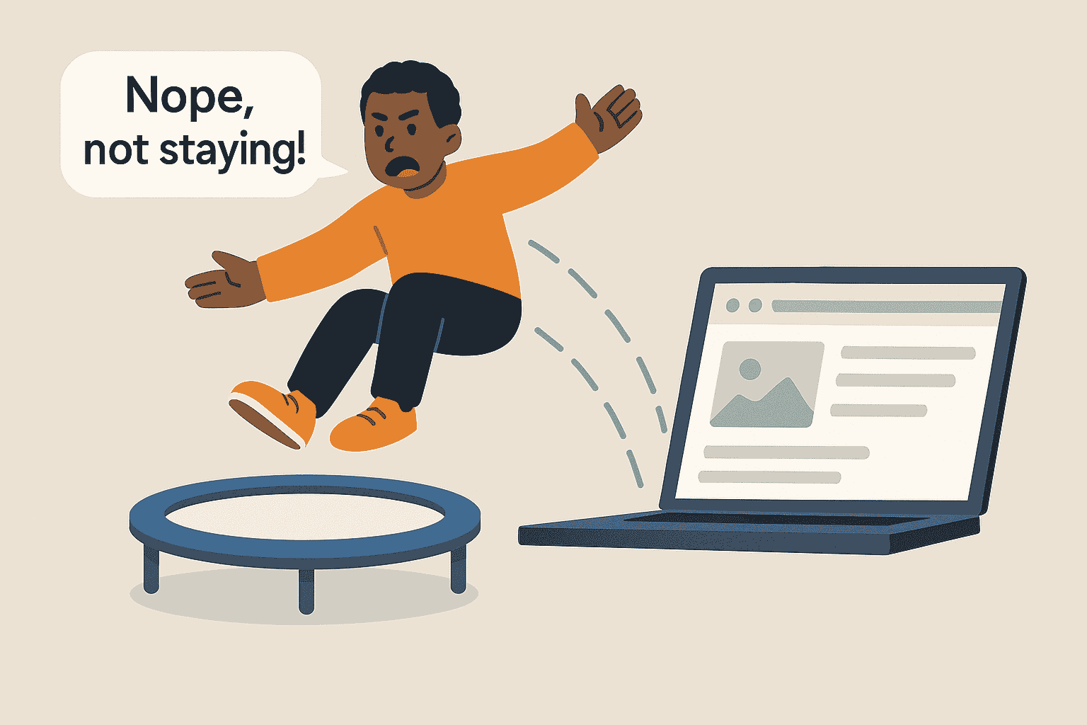 High Bounce Rates for a website redesign